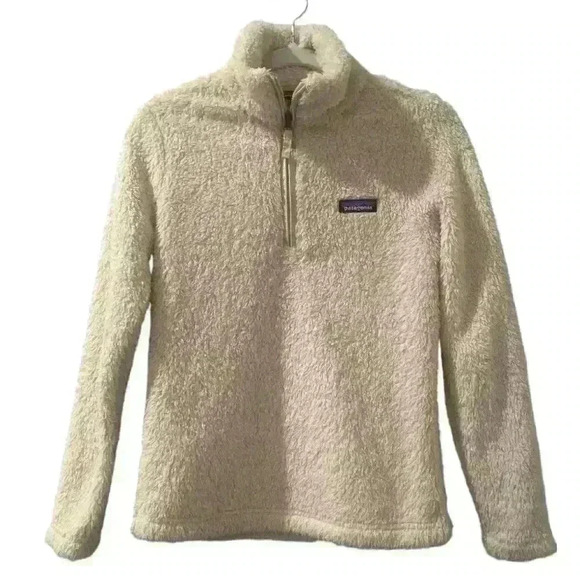 Patagonia Jackets & Blazers - Patagonia Women's Los Gatos 1/4 Zip Fleece Teddy Pale Peach Size XS